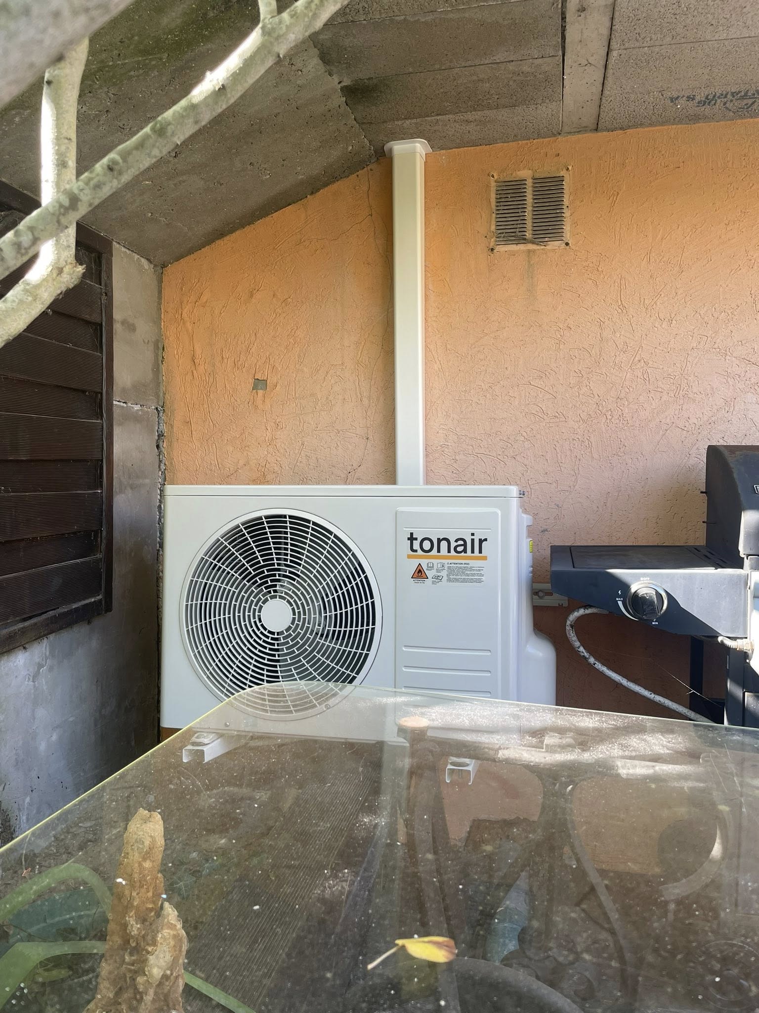 Installation d'une mono split  